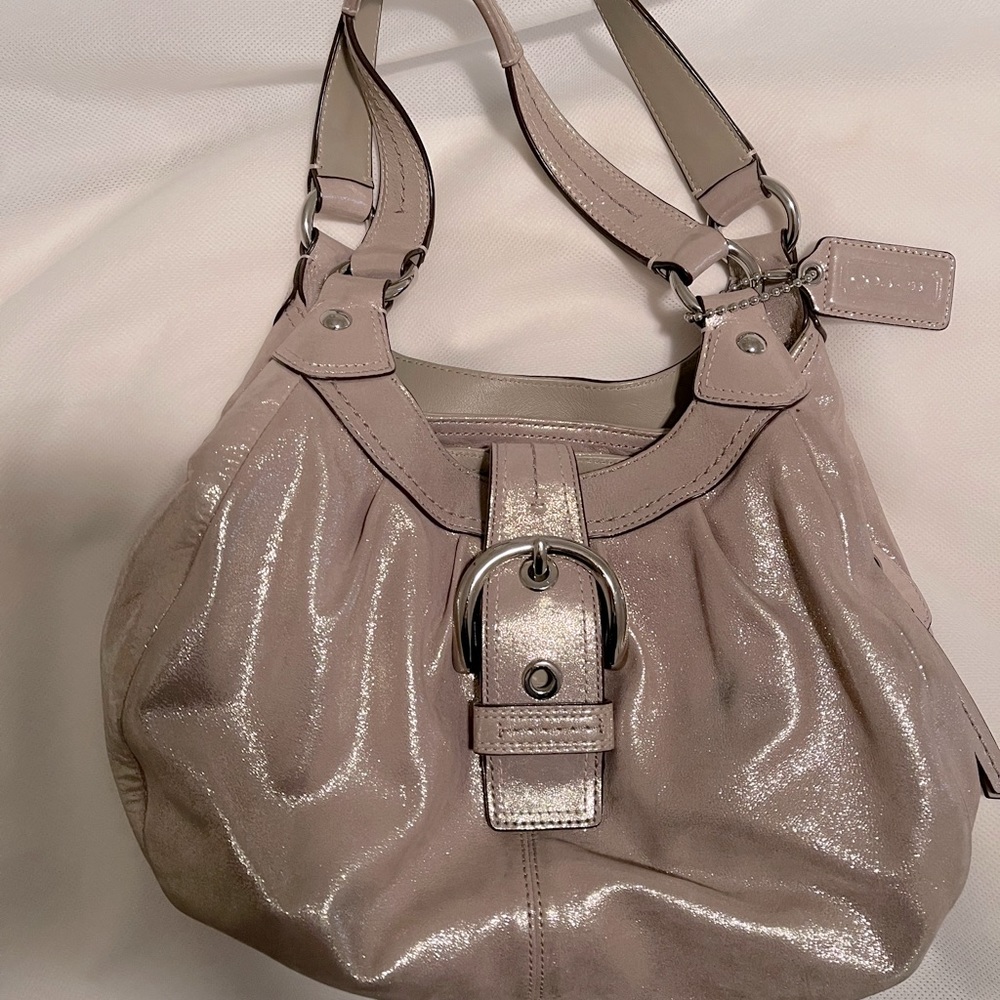 Authentic Coach shoulder satchel bag